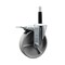 Service Caster 5'' Semi Steel Swivel 3/4'' Expanding Stem Caster Total Lock Brake SCC-EXTTL20S514-SSS-34 - alternate 1